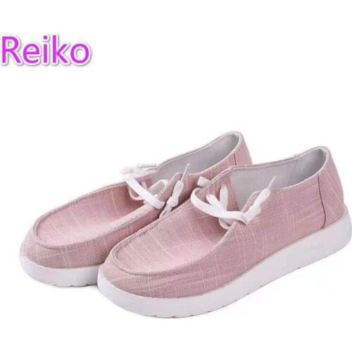 Summer womens shoes new style 2021 casual lace-up flat-bottomed large size single shoes one pedal lazy shoes zapatos de mujer