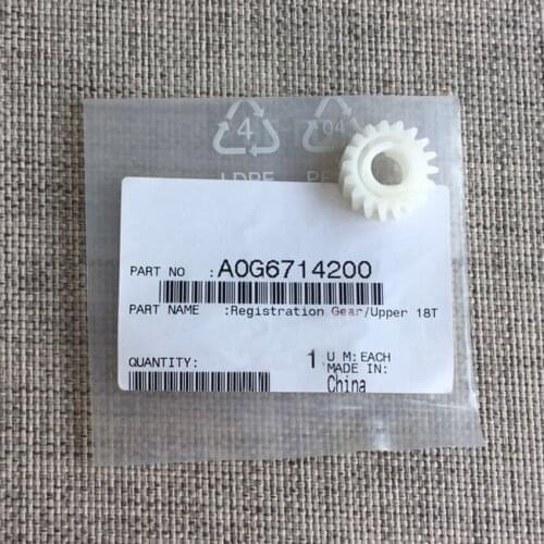 A0G6714200 Upper Registration Gear 18T for Konica Minolta Pro 1051 1200 1052 1250
