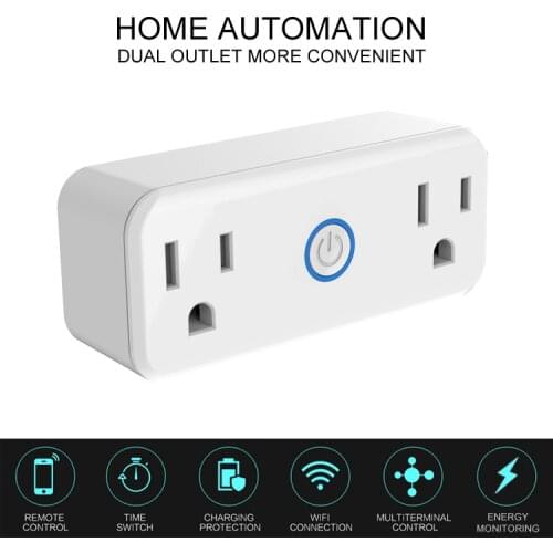 Free shipping Mini WiFi smart plug Timer wifi socket plug outlet Smart remote wireless Controls for iphone Ipad Android