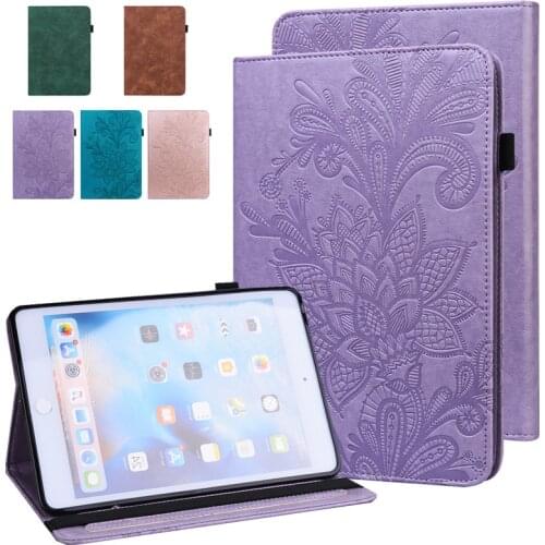 Case for Samsung Galaxy Tab A7 2020 Protective Wallet Flower Funda for Tablet Galaxy Tab A7 Lite Case Coque Cover SM-T220 T225