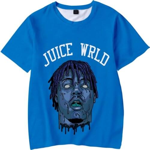 Salute to Rapper Juice WRLD Hip hop emo trap Lucid Dreams 3D print Childrens wear Boy/girl kids Short Sleeve t shirt Clothes