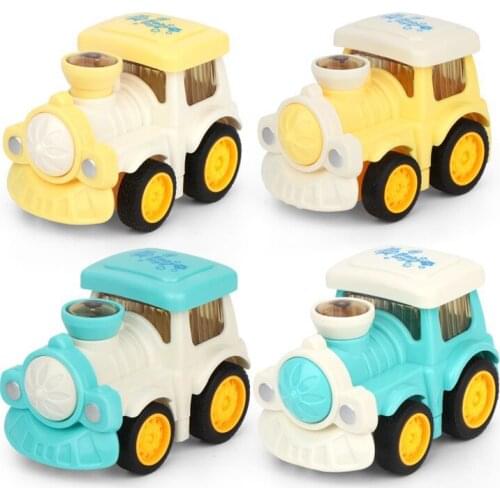 Childrens Inertia Engineering Vehicle Toy Cartoon Train Beating Doll Inertia Car Puzzle Boy and Girl Stall Toy