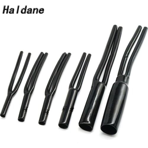 Haldane 8pcs /lot HiFi Y Splitter Speaker Audio Cable Wire Pant Boot s 1 to2 Y splitter 5mm 6mm 7mm 9mm 13mm 15mm 18mm Diameter