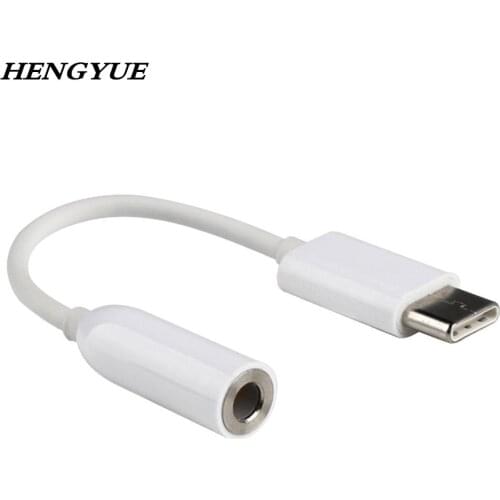 Type-C To Audio Port Adapter Cable 3.5mm Earphones Headphones to Type C Connector For MX6 PRO 5 Pro 6 Leeco Le PRO 3