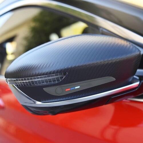 LEEPEE 2 Piece/set Exterior Parts Scratch Sticker Car Door Side Edge Protector Bumper Rear View Mirror Anti-Collision Strip