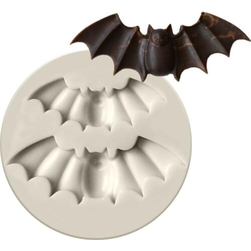 Small Bat Shape Silicone Fondant Resin Sugarcraft Mold For Pastry Cup Cake Decorating Kitchen Tool