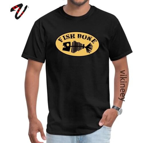 Banana Fish FISHBONE black Street Summer Fall Colombia Ghostbusters Mens Tops Shirts Tee-Shirt 2019 Short Sleeve T-Shirt