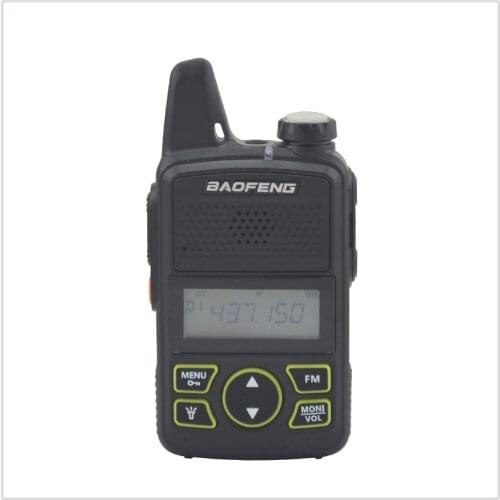 Walkie Talkie baofeng bf-t1 UHF 400-470MHz 20CH 1W Mini pocket two way radio baofeng t1 Ham FM radio with Earpiece