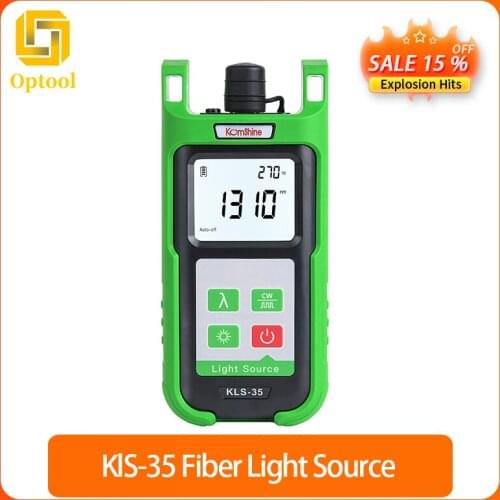 KomShine Optic fiber light source KLS-35-MS FTTx handheld Laser Source 850/1300/1310/1550nm same as JDSU Light Source