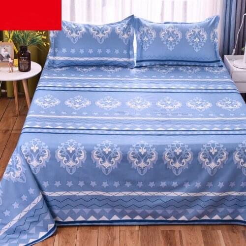 Bed sheet + pillowcase) 3 piece set 2 piece set single double bed single single piece double pillowcase thick non-slip sheet