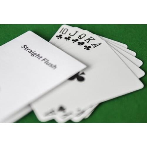 Straight Flush Card Magic Tricks Close Up Magic Magic Fun Mentalism Illusion Gimmicks Props Accessories Easy To Do