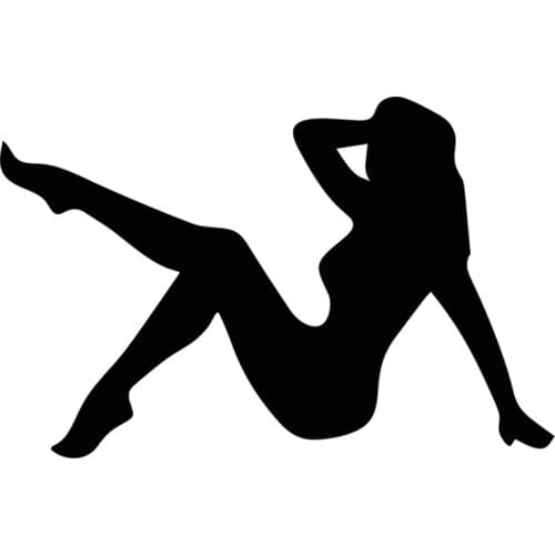 RuleMylife Hot Girl Sitting car stickers decal anime cute car accessories decoration pegatinas para coche