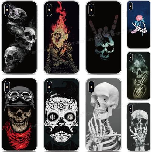 Skeleton Skull Cover For Samsung Note 20 Pro S20 Ultra S11E S11 Plus A01 A11 A21S A31 M31 M11 A90 A41 A51 A71 A70 A50 Phone Case