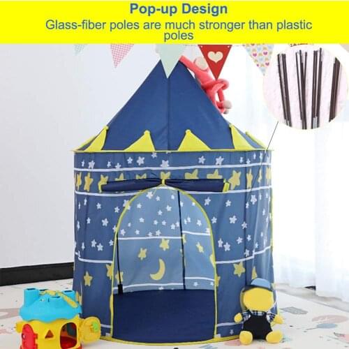 Foldable Portable Princess Castle Tulle Kids Game Play Tent Creative Develop Outdoor Indoor Yurt Castle Playhouse Toys Gift