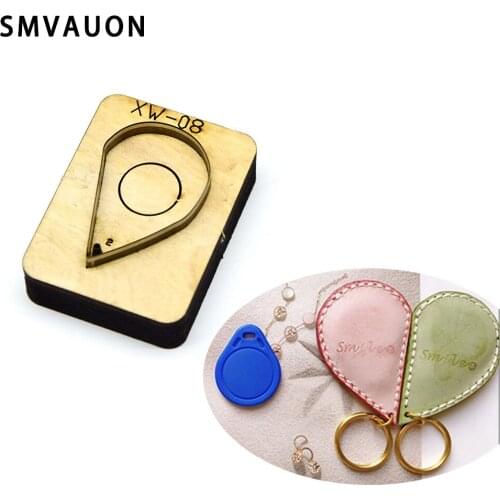 SMVAUON Wooden die cutting pendant key pendant access card package mobile phone pendant die cutting Suitable for big shot