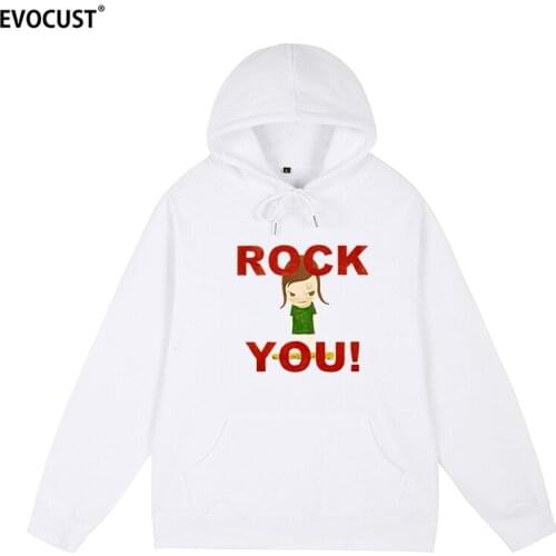 Yoshitomo Nara rock you Hoodies Sweatshirts men women unisex Cotton