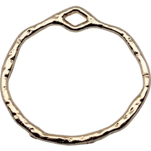 WYSIWYG 10pcs Charms Geometric High Quality KC Gold Color Alloy DIY Jewelry For Earring Making 22x21mm