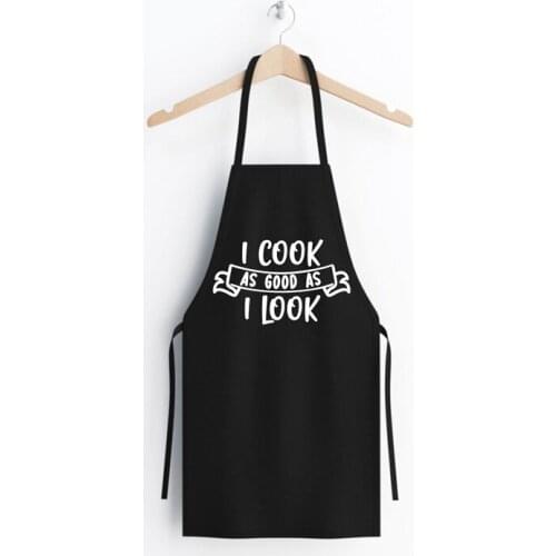 I Cook As Good As I Look Apron Funny Bakers mom Birthday Mothers Day wedding Thanksgiving Christmas family dinner BBQ Gift