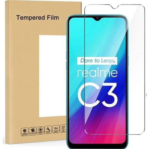 Tempered Glass for Realme C3 C2 GT Neo 5G Screen Protector for Realme C15 C11 8 7 Pro C12 C17 C25 C21 C20 Phone Glass