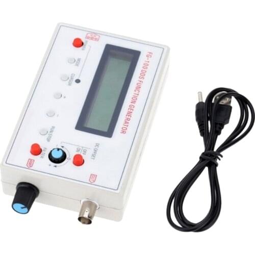 FG-100 DDS Function Signal Generator Sine+Triple-cornered+Square Wave Frequency 1Hz-500KHz Tester