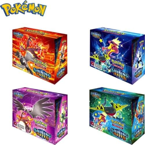 2021 Latest 360Pcs English Pokemon Shining Fates Cards Trade Game Battle Card Collection Collectable Toys