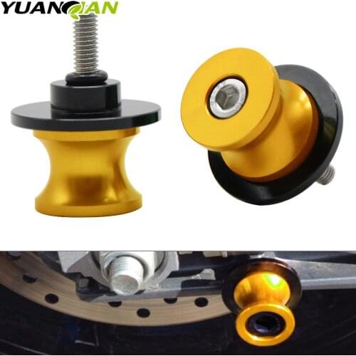 Motorcycle accessories parts for yamaha MT-09 MT09 MT 09 MT07 MT-10 Swingarm Spool Sliders 1 Pair 6mm swing arm Spools Sliders