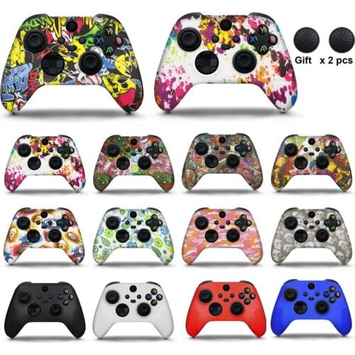 For Xbox Series X Joystick Camo Silicone Cover Rubber Skin Grip Case Protective For Xbox Series X Controller Gamepad