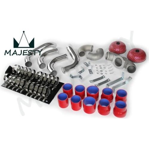 1kit x Aluminum Intercooler Pipe Kit for Nissan 300ZX Twin Turbo Fairlady Z32 VG30DETT BLACK / RED / BLUE