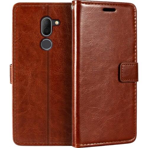 Case For Alcatel 3X 2018 5058Y Wallet Premium Magnetic Flip Case Cover With Card Holder And Kickstand For Alcatel 3X 2018 5058Y