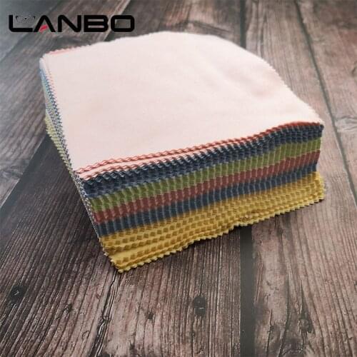 LANBO New 100pcs Glasses Cloth Microfiber Cleaner Cloths Cleaning Glasses Lens Clothes Eyeglasses Cloth Eyewear Accessories