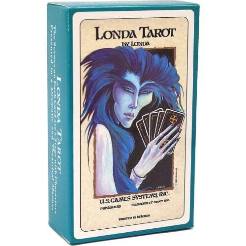 Londa Tarot Out of Print Beautiful 78 Cards Highly Stylized Unique Spiritually Influenced Deck Card Game with Guidebook OFP