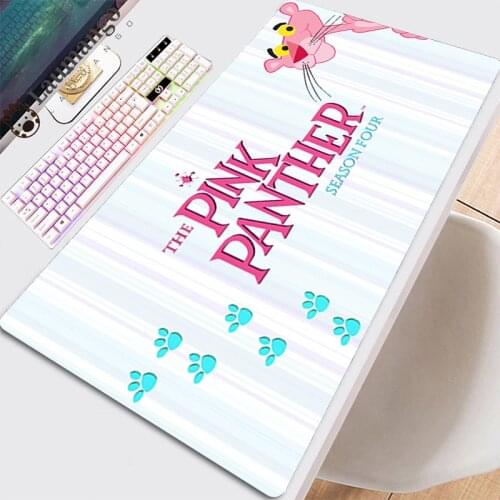 Table Pads Mouse Pad Mouse Computer Gamer Gaming Desk Mause Anime Mausepad Carpet Deskpad Pc Cute Pads Interesting Pink Panther