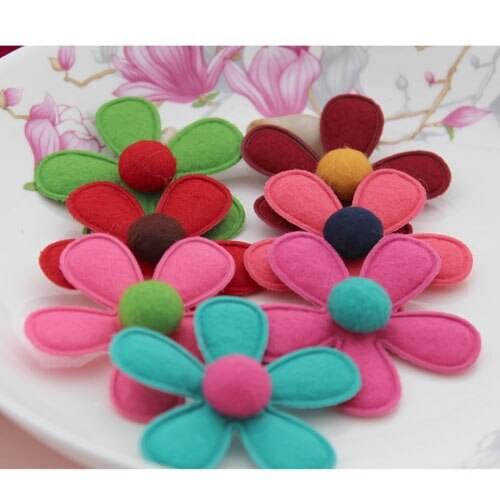 New arrival flower hairpins for girls multicolors fabrics haar accessoires summer hair barrettes kids
