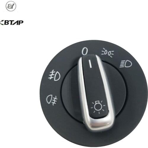 BTAP Car Headlight Switch Fog Light Control Switch for VW Golf 5 6 Touran Tiguan 5ND941431A 5ND 941 431 A GERMAN SPECIFICATION