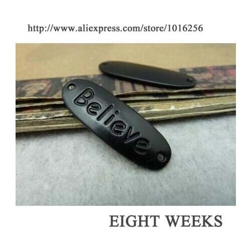 Zinc alloy pendant jewelry accessories diy handmade material charms double hole connect 11 * 35 mm