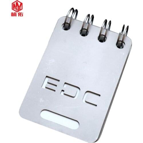 Titanium Alloy Waterproof Notebook Outdoor Portable Stone Powder Waterproof Paper EDC Notebook