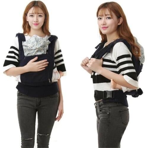 Backpacks & Carriers portable Backpack baby straps front holding Shoulder Multifunctional Double Solid Sling Breathable Wrap kid