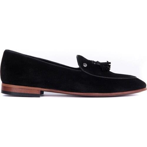 Sail-Lakers Black Men 'S Casual Suede Shoes