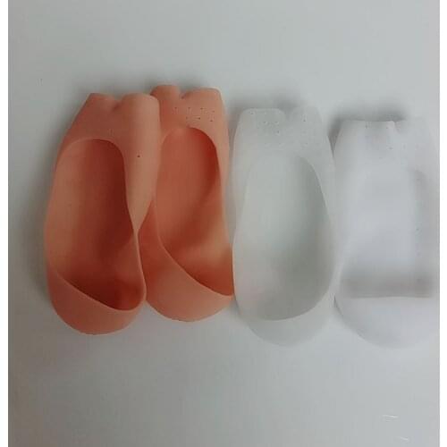 Silicone Moisturizing Gel Heel Socks Cracked Foot Skin Care BraceS Supports Protector Foot Pain Relief Open Toe Boat Sock