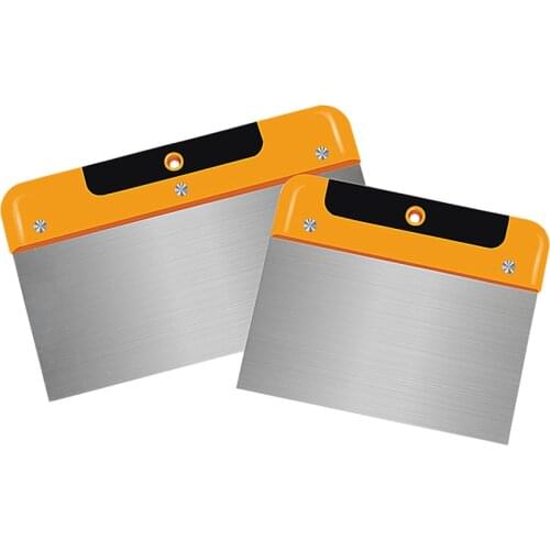 4"/6"/8"/10" Stainless Steel Scraper Household Decoration Supplies PP Plastic Handle Putty Knife for Filling,Repair,Wall Clean