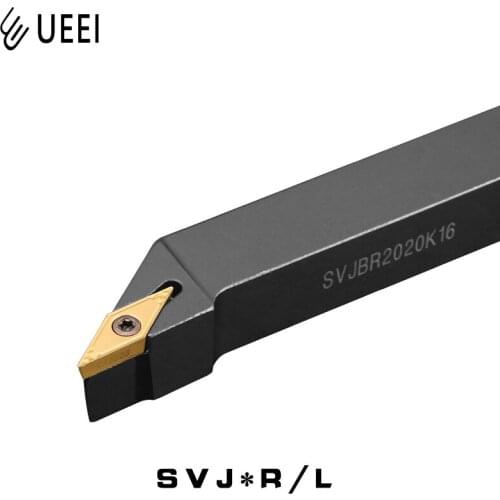 1pcs SVJCL2525M16 CR/BL/CL External Boring Tool Turning Arbor Lathe Cutter Bar CNC Carbide Inserts Clamped Steel Toolholder