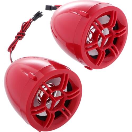 12V Motorcycle Audio Remote Control Speaker System Support SD/USB/MP3/FM Radio