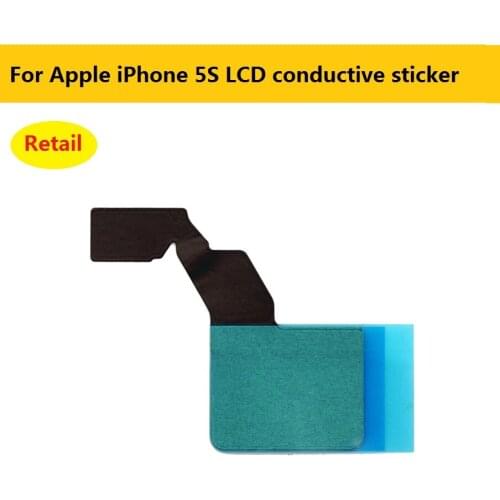 2pcs original LCD conductive adhesive sticker For Apple iPhone 5S black LCD iron frame square glue Replacement repair Parts