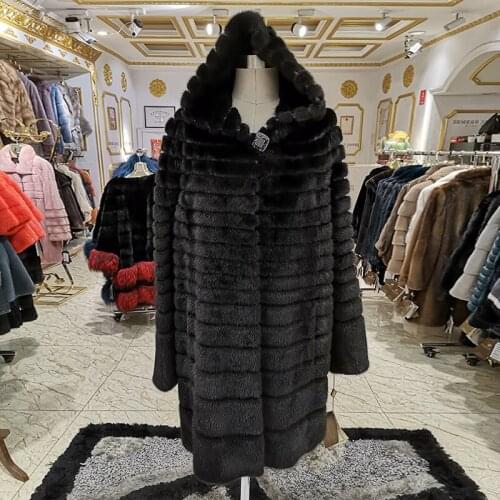 2020 Bat sleeve mink fur coat Stitching mink coat fashion women fur coat High-end brand coat women WINTER PALACE B9110-Z