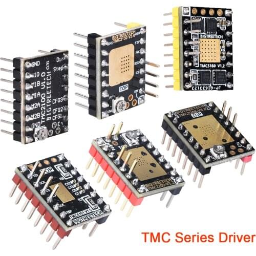 5PCS TMC2209 UART TMC2208 TMC2130 SPI TMC5160 TMC5161 Stepper Motor Driver For 3D Printer Board SKR V1.3 PRO MINI MKS GEN Reprap