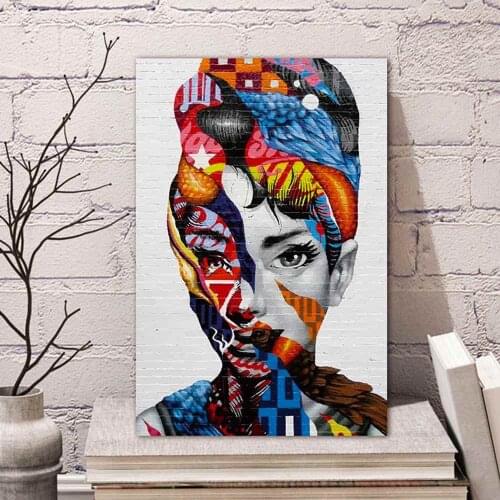 HAOCHU Abstract Figure Poster For Living Room Home Decor Painting Print Poster Simple Nordic Wall Picture Canvas Painting