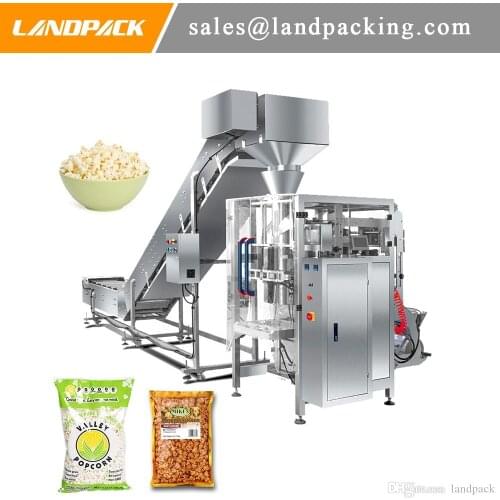 Automatic Multifunction Popcorn Vertical Form Fill Seal Packing Machine Puffed Food 1 Kg Packing Machine