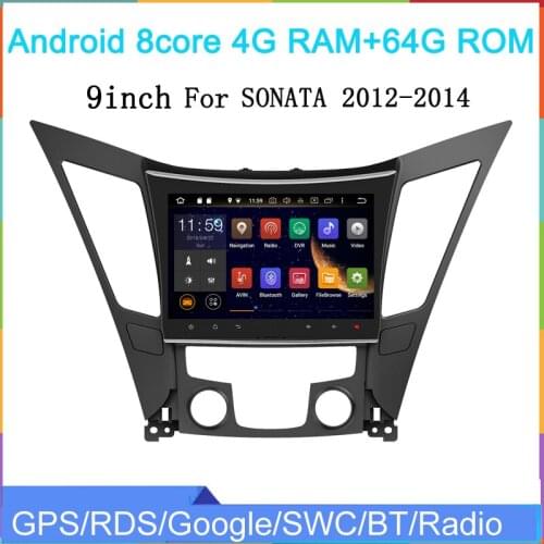 Octa core android 10.0 car multimedia player for Hyundai SONATA 2012-2015 gps navigation car radio audio stereo WiFi Carplay