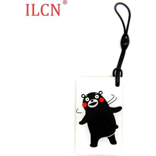 UID S50 1K 13.56Mhz MF RFID NFC Card Rewritable Writable IC Card Keyfob Cartoon Trinket Keychain Key Tags Fast Shipping 1pcs