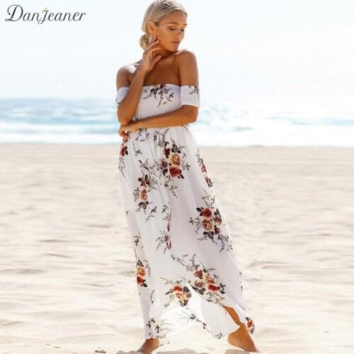 Белые летние платья DANJEANER China At AliExpress